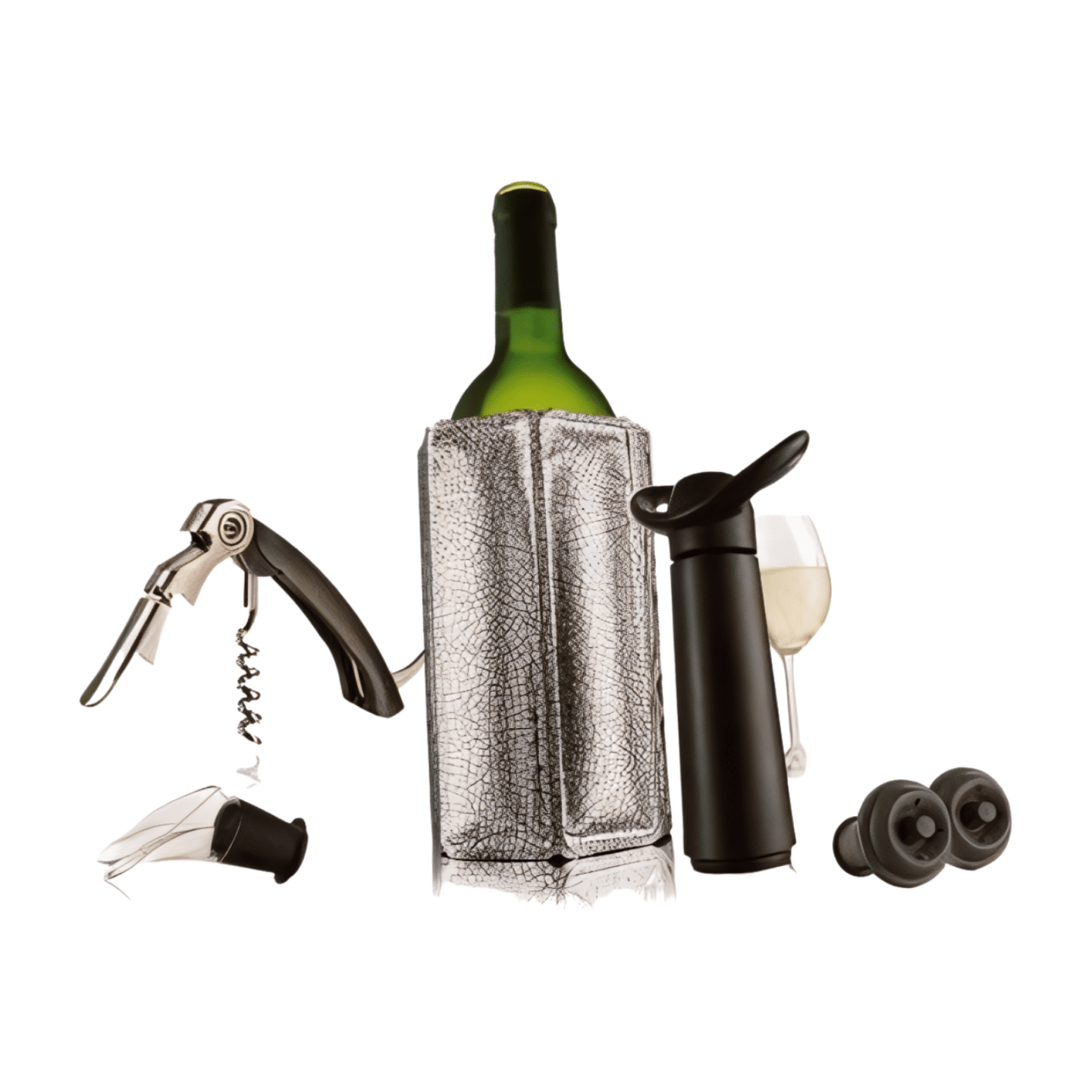 Gavesøt VacuVin Wine Essentials (sort)