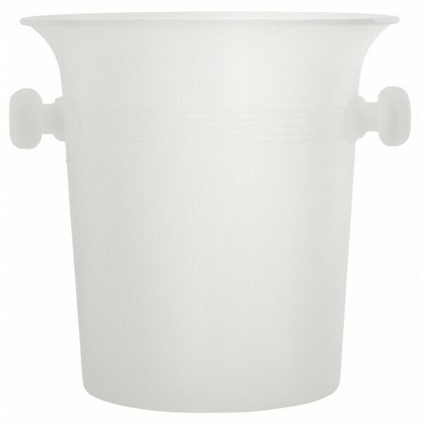 Plastisk Køler Frosted Hvid