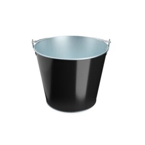 Sort Metal Vinkøler Med Håndtag, 5 Liter