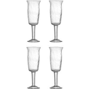 Asha Vinglas, Klar, Genanvendt Glas 4 Stk