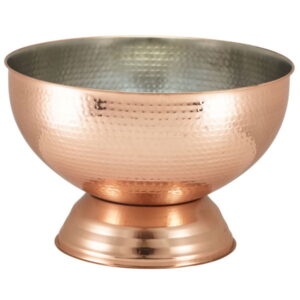 Hamret Kobber Champagne Bowl 38 Cm Genware
