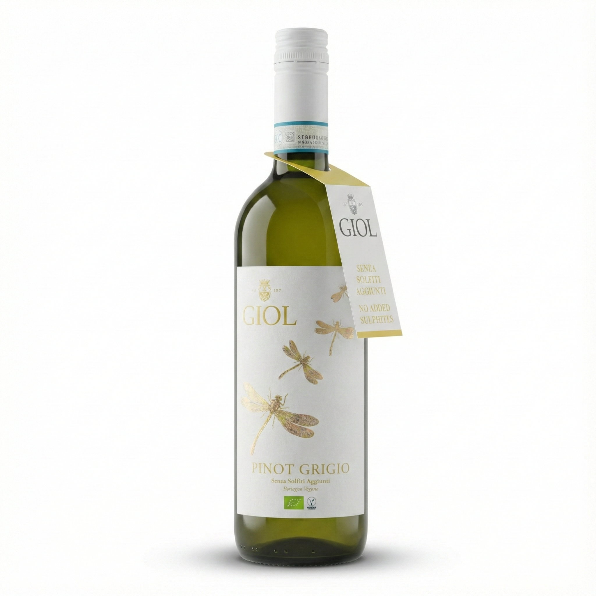 2024 Giol Pinot Grigio - Økologisk Hvidvin fra Veneto (Uden Tilsatte Sulfitter)