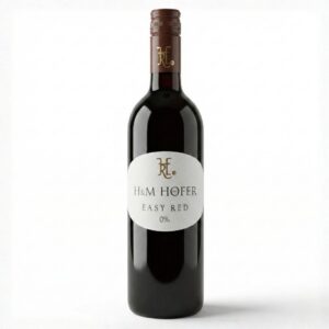 H u M Hofer Easy Red 0% Zweigelt, Biodynamisk alkoholfri rødvin 2024, Auerstal Østrig