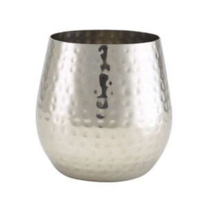 Hamret Rustfrit Stål Glas 55cl