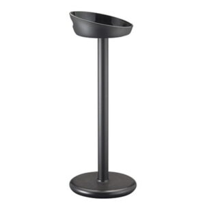 Vinstander i Aluminium Sort