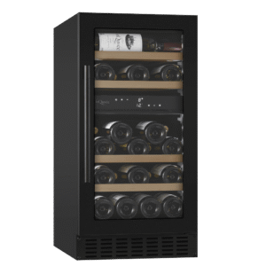 Vinkøleskab til indbygning 40 cm - WineCave 700 40D Anthracite Black - sort, 2 temperaturzoner