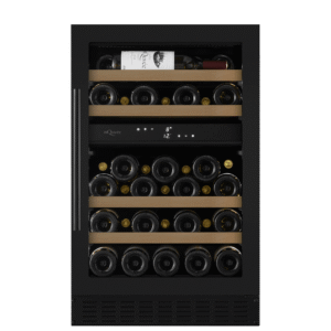 Vinkøleskab til indbygning 50 cm - mQuvée WineCave 700 50D Anthracite Black, Støjsvag, sort