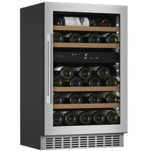 Vinkøleskab til indbygning 50 cm - mQuvée WineCave 700 50D Rustfrit stål, Støjsvag, Rustfri