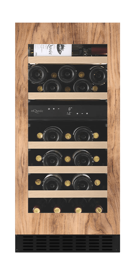 Vinkøleskab til indbygning i træ 40 cm - WineCave Exclusive 780 40D Panel Ready, Push pull dør