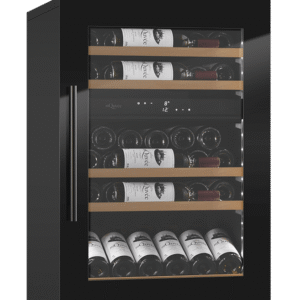 Integrérbart vinkøleskab - WineKeeper 49D Fullglass Black
