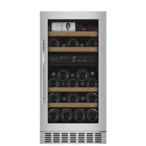 Vinkøleskab til indbygning - WineCave 700 40D Stainless - Kromhåndtag