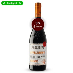 Paolo Leo Passitivo Organico Primitivo Puglia "Mini Amarone" Ãkologisk rÃ¸dvin 2023, Puglia Italien