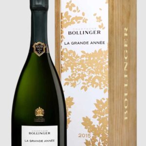 Bollinger Grande Année 2015 i flot trækasse