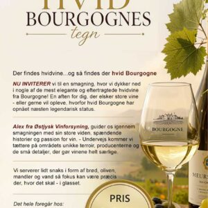 Hvid Bourgogne-smagning hos DH Wines 3.September kl. 18.30-22.00 2026