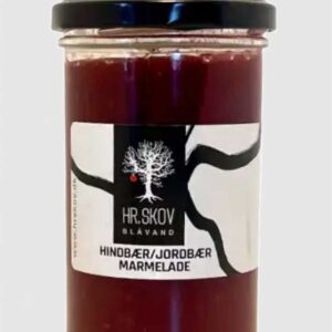 Hr.Skov Hindbær og Jordbær marmelade