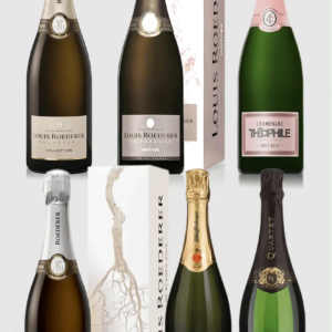 Louis Roederer Boblekassen - smagekasse med 6 forskellige LR flasker