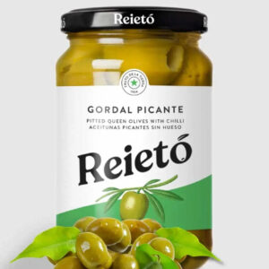 Reietó Gordal med chilli 350g på glas (150g Nettovægt)