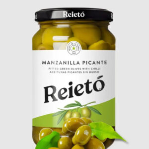 Reietó Manzanilla Picante Oliven 350g (150g Drænet Vægt)