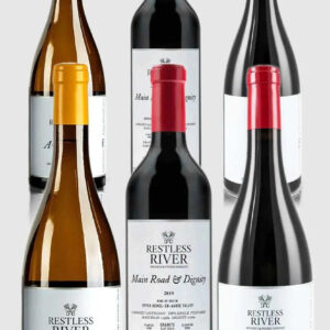 Restless River smagekasse med 6 flasker - 3 x 2 Restless River vine