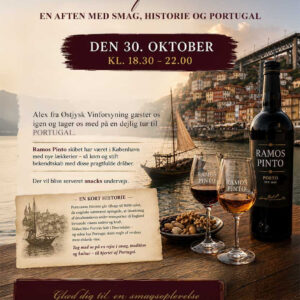 PORTVINSAFTEN i Ramløse 30.Oktober 2026 kl.18.30-22.00