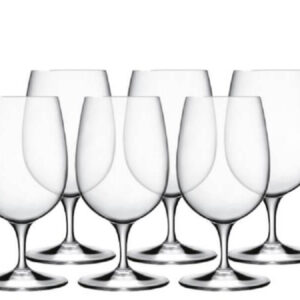 Luigi Bormioli Palace ølglas på fod 42 cl 6 stk